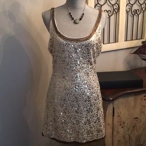 Bebe sequin cocktail dress